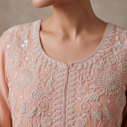Pink Palazzo Suit with sequins for Bridesmaid
