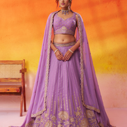 Royal Tissue Silk Lehenga Choli with Luxe Sequin Embroidery & Dupatta - Buy