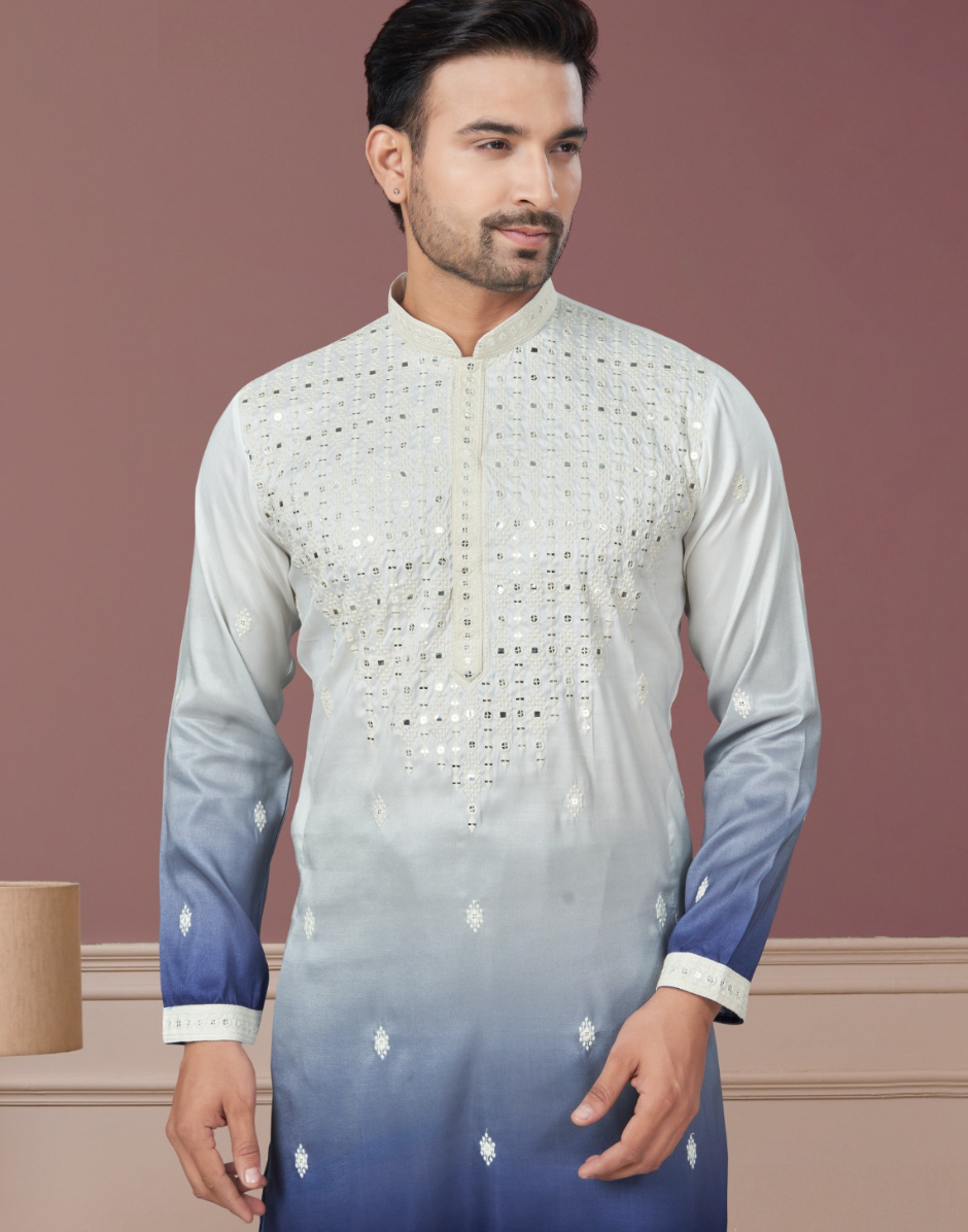 Classic & Trendy Dual Color Kurta Pajama Set for Men - Buy
