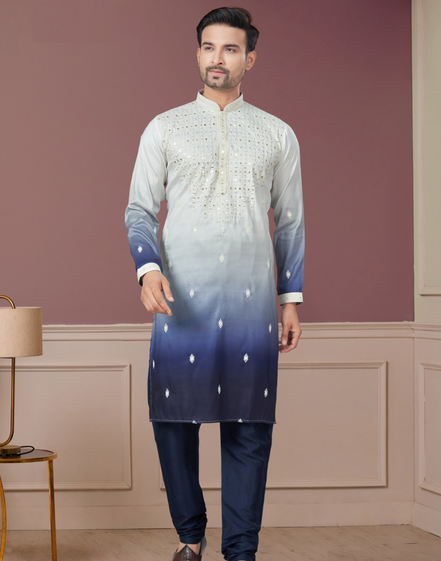 Classic & Trendy Dual Color Kurta Pajama Set for Men - Buy