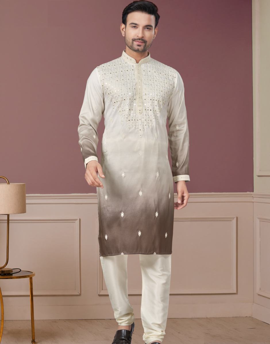 Classic & Trendy Dual Color Kurta Pajama Set for Men - Buy