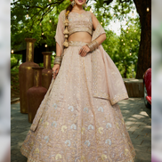 Elegant Sequin Work Lehenga Choli & Dupatta Wedding & Festive Wear_3