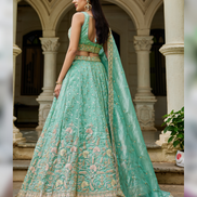 Elegant Sequin Work Lehenga Choli & Dupatta Wedding & Festive Wear_4