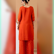 Graceful Crepe Embroidered Kurta Set with Pant & Dupatta - Buy_3