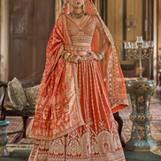 Luxury Art Silk Heavy Embroidered Lehenga Blouse with Net Dupatta Perfect for Weddings & Festive Occasions - Buy_2