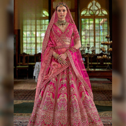 Premium Art Silk Embroidered Lehenga Choli with Embellishments and Net Dupatta Wedding & Party Look - Buy