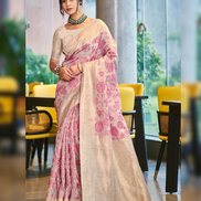 Premium Cotton Silk Self Woven Saree with Matching Blouse Soft, Lightweight & Stylish - Buy_1