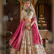 Stunning Art Silk Lehenga Blouse Set with Intricate Embroidery & Embellished  Traditional Indian Bridal Wear - Buy_3