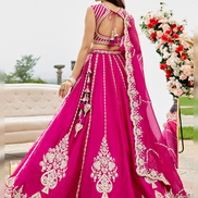 Stunning Paisley Work Lehenga with Embroidered Blouse & Dupatta Timeless Bridal Look_5