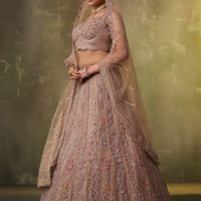 Trendy Net Fabric Lehenga Choli with Heavy Sequins Embroidery & Dupatta - Buy_2