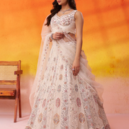 Trendy Net Fabric Lehenga Choli with Heavy Sequins Embroidery & Dupatta - Buy_5