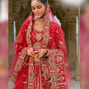 Wedding Ready Traditional Heavy Bridal Silk Lehenga with Khatli Embroidery - Buy_3